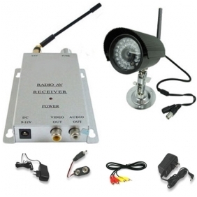 Night Vision Weatherproof Color Wireless Security Camera Kit